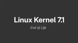 Linux kernel 7.1 EOL