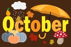 October Autumn Background Art