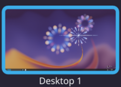 virtual desktop thumbnails