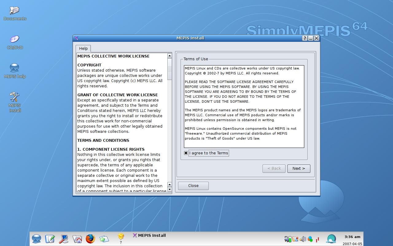 install