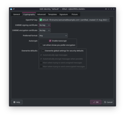 Enncryption Support in Kontact