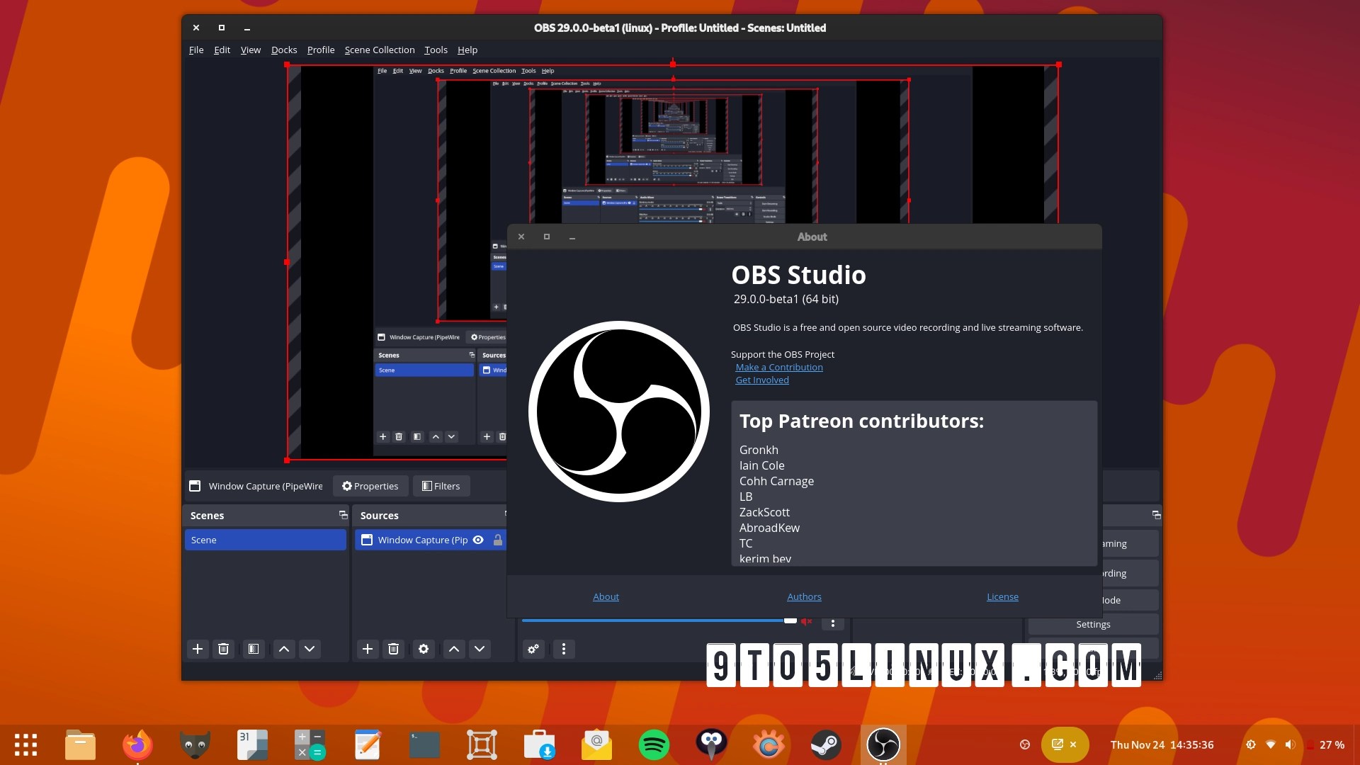 Tux Machines — OBS Studio  Released with Media Key Support on Linux,  New Filters