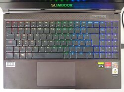 slimbook titan keyboard rainbow