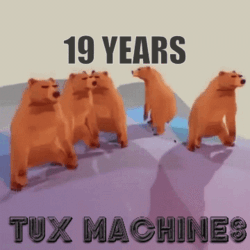 Vibing bears: 19 years of Tux Machines