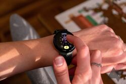 google pixel watch on wrist menu