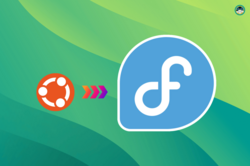 ubuntu logo and fedora logo