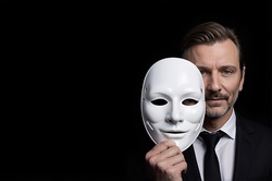 Man with mask