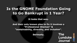 Is the GNOME Foundation Going to Go Bankrupt in 1 Year?