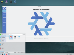NixOS 23.11 -- The live desktop and system installer