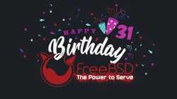 Happy 31st Birthday, FreeBSD