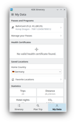 KDE Itinerary