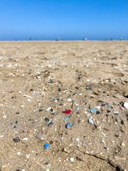 Microplastics On The Beach