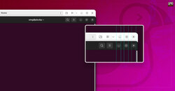 Button sizing quirks in Ubuntu 25.04