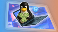 penguin holding money