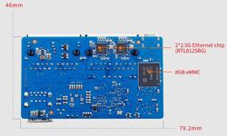 Orange Pi R2S Bottom View