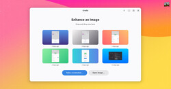 Welcome page previews your recent screen grabs