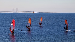 Windsurfers On The Oresund