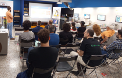 Local meetups, like the one shown here in Athens, Greece, earlier this year, are vital for building momentum for collective action