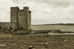 Oranmore Castle in Oranmore, County Galway, Ireland.