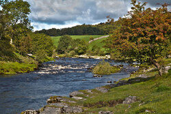 Yorkshire Dales landscape near Grassington in autumn