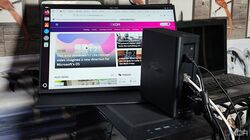 XDA website on laptop