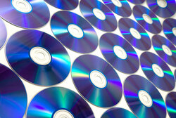 Blue recordable compact discs