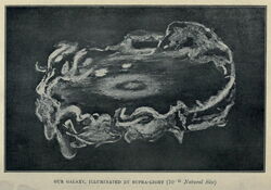 Our Galaxy, Illuminated by Supra-Light (10 to the Power -21 Natural Size)