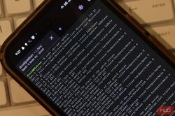 Linux terminal running on android phone