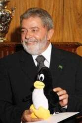 Pres Lula with Tux