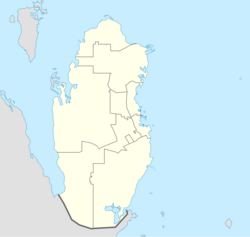 Location map of Qatar