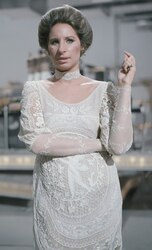 Streisand taping her TV Special Barbra Streisand ... and other Musical Instruments in 1973