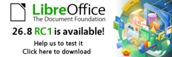 LibreOffice The Document Foundation 26.9 RC1 is available