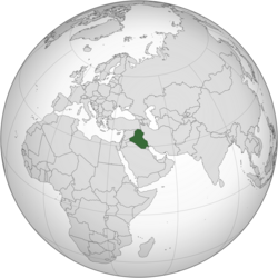 Iraq (orthographic)