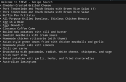 recipe search