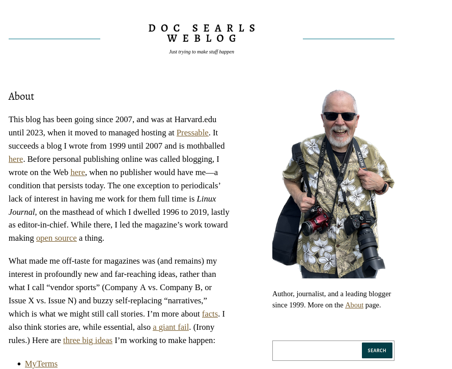 Doc Searls Weblog