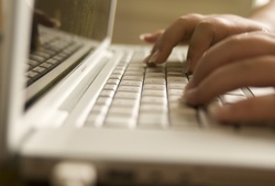 Businesswoman, Computer