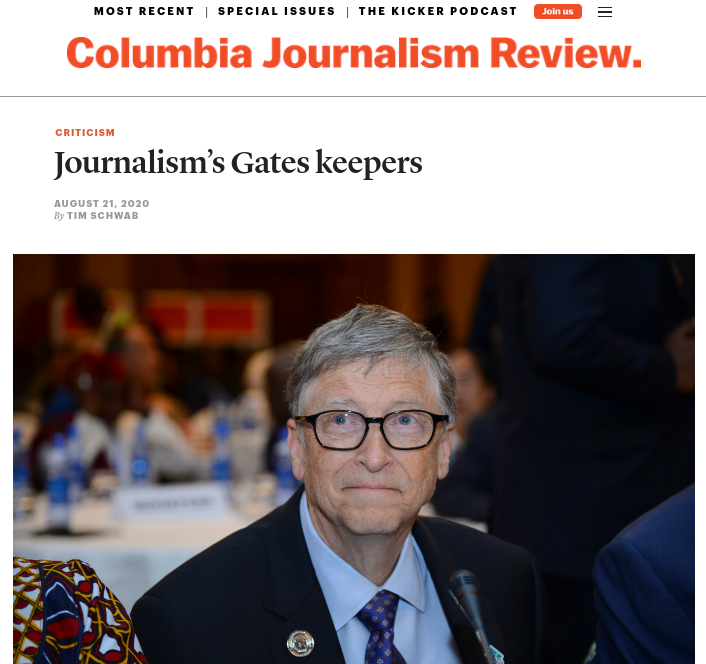 Journalism’s Gates keepers