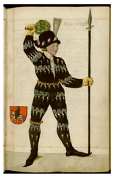 Schembartbuch aus dem Besitz des Sebastian Schedel, UB of California Coll. 170 Ms 351