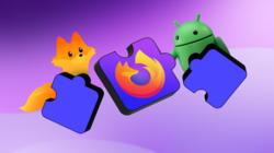 firefox mascot and bugdroid